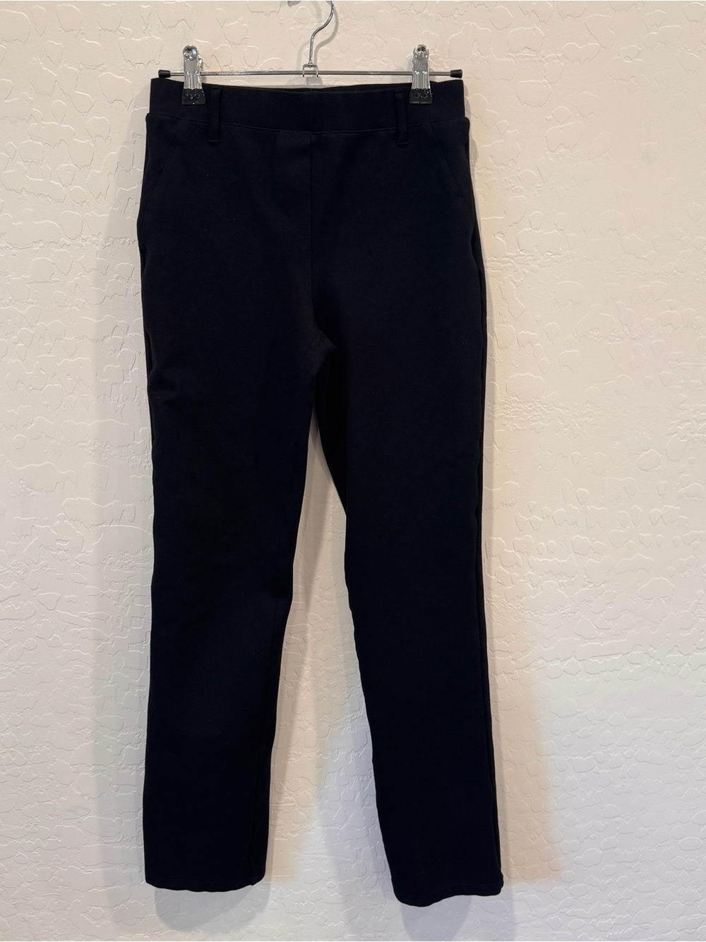 Quince Ultra Stretch Ponte Straight-Leg Pants Womens XS Capsule Neutral